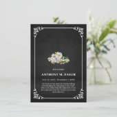 Beileid für die Beerdigung von Fotos mit weißem Ra (Stehend Vorderseite)