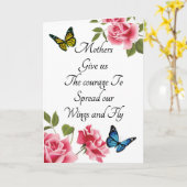 Beileid für eine Mutterkarte Karte (Gelbe Blume)