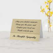 Beileid für gefangener Speicher Karte (Gelbe Blume)