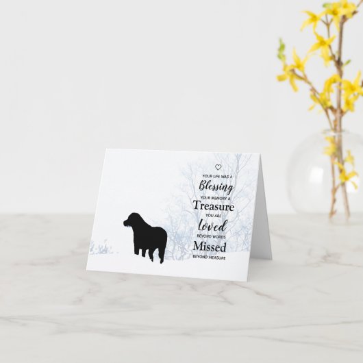 Beileid für Haustiere - Beileid für Haustiere Karte (Gelbe Blume)