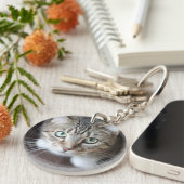 Beileid für Haustiere - Cat Lover Keepake - Memori Schlüsselanhänger (Vorderseite rechts)