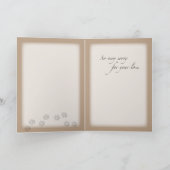 Beileid für Haustiere, Hunde und Katzen Karte (Innenseite)