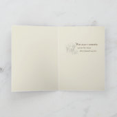 Beileid für Haustiere, Hundeschild Karte (Innenseite)