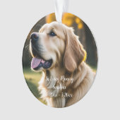 Beileid für Haustiere Ornament (Vorderseite)