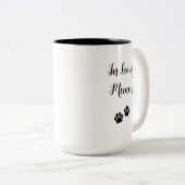 Beileid für Haustiere Zweifarbige Tasse (VorderseiteRechts)