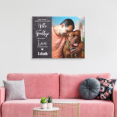 Beileid für Hunde-Haustiere Geschenk für moderne F Leinwanddruck (Insitu (Wohnzimmer))
