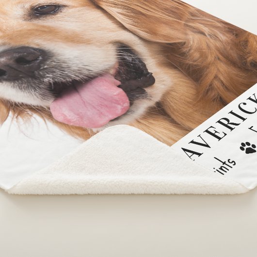 Beileid für Hunde-Memorial-Geschenk Personalisiert Sherpadecke (3/4)