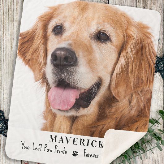 Beileid für Hunde-Memorial-Geschenk Personalisiert Sherpadecke