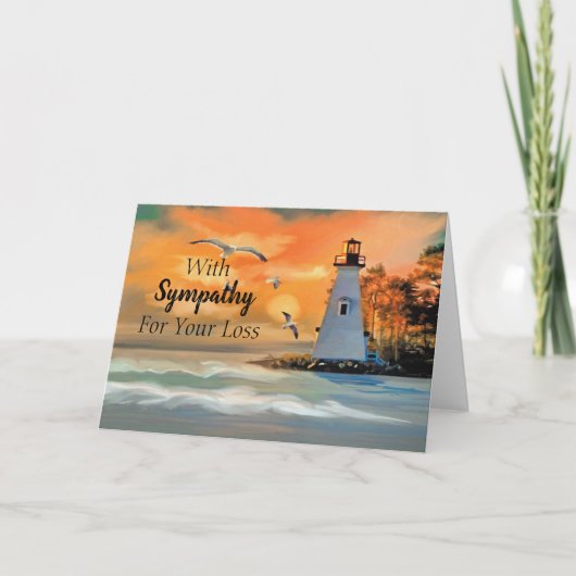 Beileid für Ihren Verlust Karte (Vorderseite)