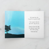 Beileid für Kummer zu groß für Wordcard Karte (Innenseite)