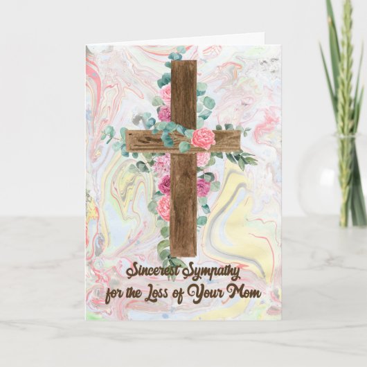 Beileid für Menschen, die Mutter verloren haben Karte (Vorderseite)