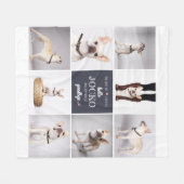 Beileid für Pet-Memorial-Zitat Achtung der FotoCol Fleecedecke (Vorderseite (Horizontal))