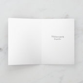 Beileid für Pferdegesichter Karte (Innenseite)