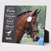 Beileid für Pferdejäger - für Pferde - Foto Fotoplatte (Seite)