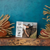 Beileid für PferdeMemorial Zitat Foto halten Fotoplatte (Seite)