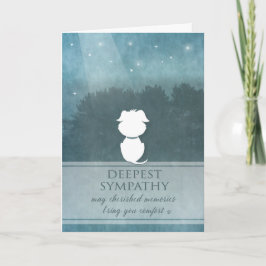 Beileid für Tierärzte und Geschäftsleute - Erinner Karte