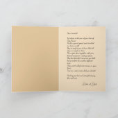 Beileid für verlassene Goldendoodle Karte (Innenseite)