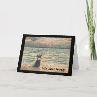 Beileid für Verlust des Hundes Karte