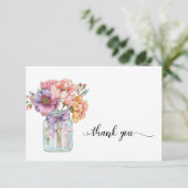 Beileid für Wasserfarben Dankeskarte (Stehend Vorderseite)