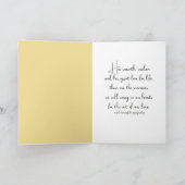 Beileid für Wildblume und Sonnenblumen Karte (Innenseite)