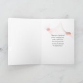 Beileid Gartentür Karte (Innenseite)