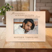 Beileid Geätzte Rahmen