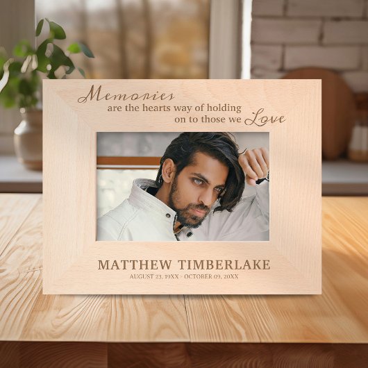 Beileid Geätzte Rahmen