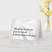 Beileid-Gedenkkarte Karte (Gelbe Blume)