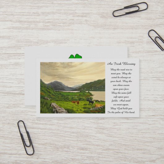 Beileid-Gedenkkarte Visitenkarte (Vorderseite/Rückseite Beispiel)