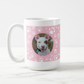 Beileid-Gedenkmal Ihre Fotos Pink drucken Kaffeetasse