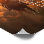 Beileid-Gedenkposter für Pferde Poster (Ecke)