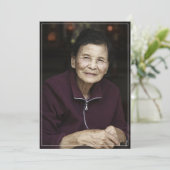 Beileid Gedenkstätte Beerdigung Kundenspezifisches Dankeskarte (Stehend Vorderseite)