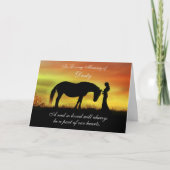 Beileid Gedenkstätte Individuelle Name Schöne Auss Karte (Vorderseite)