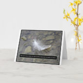 Beileid-geklappte Grußkarte Karte (Gelbe Blume)