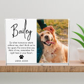 Beileid-Geschenk für Katzen oder Hunde Fotoblock