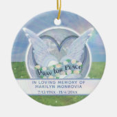 Beileid Geschenk Keramik Ornament (Vorne)