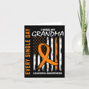 Beileid Geschenke für den Verlust von Oma Leukemia Karte
