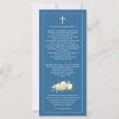 Beileid gesegnete Mary Beerdigung Danke Karte (Rückseite)