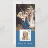 Beileid gesegnete Mary Beerdigung Danke Karte (Vorderseite)