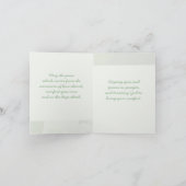 Beileid Grußkarte - anpassbare Vorlage (Innenseite)