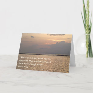 Beileid Grußkarte Golda Meir Text Karte