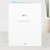 Beileid Grußkarte: Karte (Rückseite)