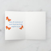 Beileid Grußkarte Karte (Innenseite)