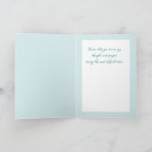 Beileid Grußkarte Karte (Innenseite)