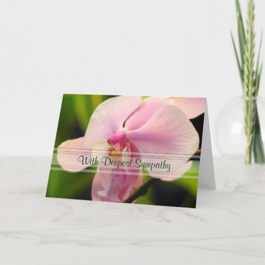 Beileid Grußkarte Karte (Vorderseite)