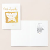 Beileid Grußkarte von Cahir Folienkarte (Anzeige)