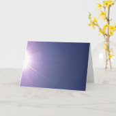 Beileid Grußkarte, weiße Umschläge inklusive Karte (Gelbe Blume)