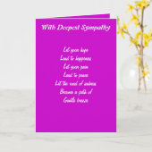 Beileid-Grußkarten Karte (Gelbe Blume)