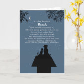 Beileid Haustier Katze Spirituelles Gedicht Himmel Karte (Gelbe Blume)