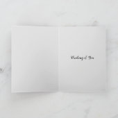 Beileid Heaven Angel | Religiöses Denken von Ihnen Karte (Innenseite)